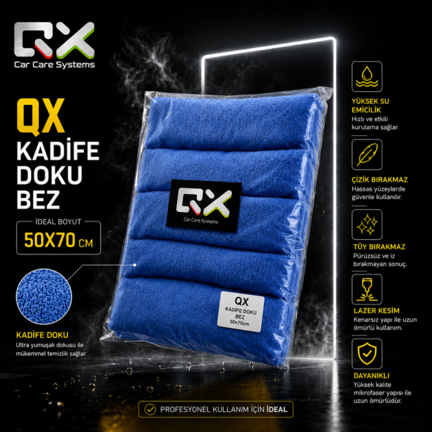 QX KADİFE DOKU BEZ